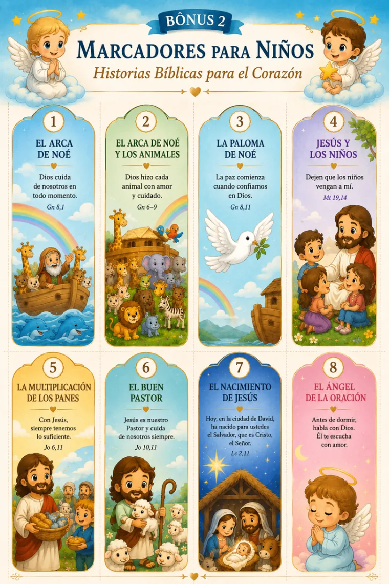 Bono 3: 16 Marcapáginas Infantiles